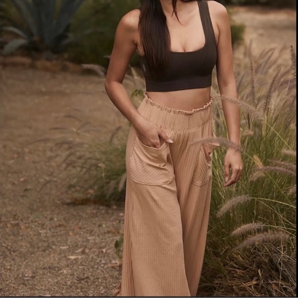 NWT FREE PEOPLE BLISSED OUT WIDE LEG - Picture 11 of 11